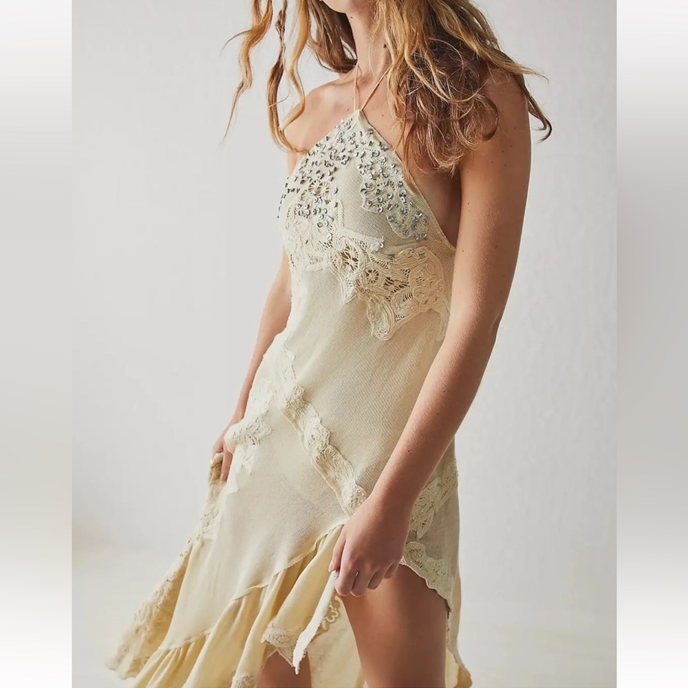 Free People Stevie bodysuit dress XS